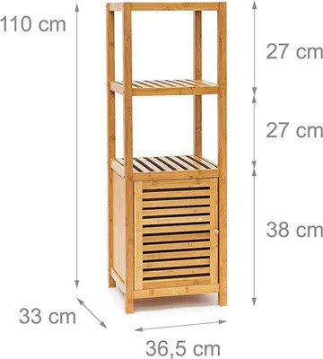 Produktbild von Badezimmer-Schrank 33 x 36,5 x 110 cm