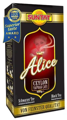 Zdjęcie produktu dla SUNTAT Alice herbata cejlońska z bergamotką 500g