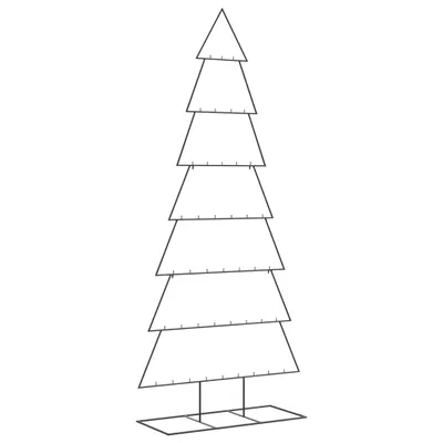 Immagine prodotto di Albero di Natale in metallo da decorare nero 210 cm