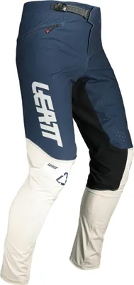 Produktbild von Leatt Unisex Kinder Downhill Hose MTB Gravity 4.0 , Onyx - Blau Weiss, M