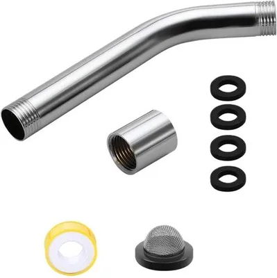 Imagen del producto de Extensión para cabezal de ducha - Acero inoxidable - 15 cm - Conexión G1/2 pulgada - Accesorios adicionales