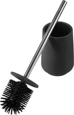 Productafbeelding van Ibenzoa® Siliconen toiletborstel – flexibele, krasvrije toiletborstel voor een grondige en zachte reiniging, snel drogend, elegant design