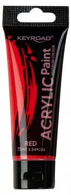 Produktbild von KEYROAD Acrylfarbe 75ml Rot Tube