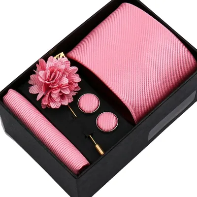 Produktbild von Krawatten-Set, Elegante Geschenkbox, Vollständige Zubehörkollektion, BBJ-38A