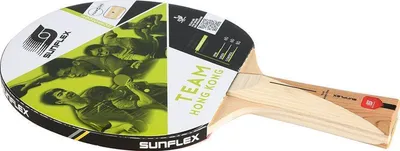 Zdjęcie produktu dla Rakietka do tenisa stołowego Sunflex TEAM HONG KONG | rakietka do tenisa stołowego TT kielnia do tenisa stołowego