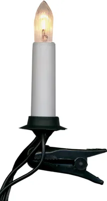 Produktbild von Best Season Kerzenkette indoor, 16teilig klare Birnchen, DoubleWire, 401-55