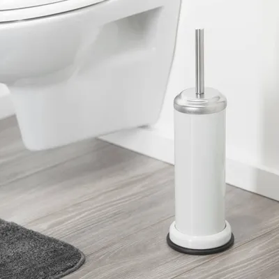 Imagen del producto de Juego de cepillos para inodoro Sealskin WC-B, acero inoxidable blanco, modelo 361730510