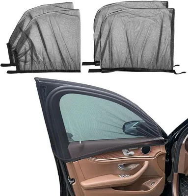 Produktbild von Famanu Auto-Sonnenschutz für Babys, 4 Stück, universeller Sonnenschutz für Kinder