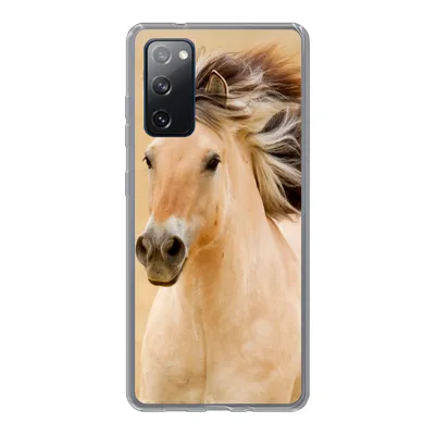 Produktbild von MuchoWow® Handyhülle Schutzhülle Hülle für Samsung Galaxy S20 FE Pferde - Tiere - Mähne - Porträt Silikon Softcase Handy Hülle - Abdeckung