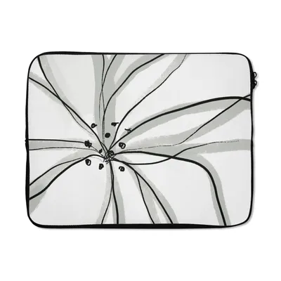 Produktbild von MuchoWow® Laptop Hülle 15 Zoll Blumen - Abstrakt - Design Laptoptasche - Laptoptasche - Sleeve - Rundum-Schutz