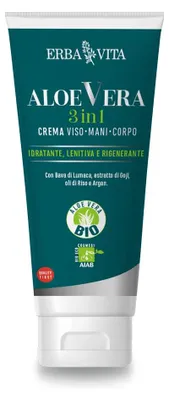 Immagine prodotto di Aloe Vera Crema 3 In 1 Bio Aiab 200 Ml