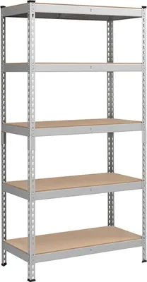 Immagine prodotto di Scaffale robusto per magazzino – scaffale in acciaio – 45 x 90 x 180 cm