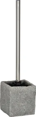 Produktbild von WENKO WC Garnitur Toiletten Bürsten Halter Klo Bürsten GRANIT Optik Bad Gäste WC