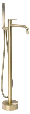 Produktbild von Bodenmontierter Badewannenarmatur Rea Clif Gebürstetes Gold