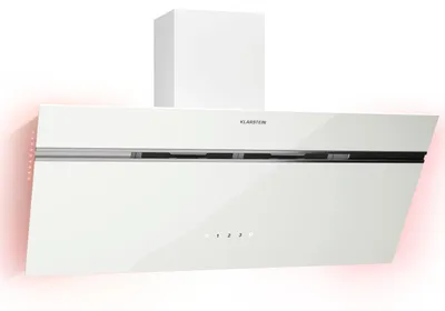 Obrázok produktu pre Klarstein Alina digestor – 80 cm, prietok vzduchu 600 m³/h, dotykové ovládanie, energetická účinnosť A, LED osvetlenie, recirkulácia a odsávanie vzduchu, biely