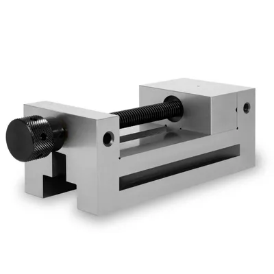 Obrázek produktu pro Přesný svěrák EBERTH s vřetenem, šířka čelistí 125 mm, maximální upínací síla 160 mm, výška čelistí 50 mm, z robustní oceli, profesionální