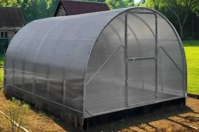 Immagine prodotto di Serra professionale "Comfort PRO" 3x10 m con policarbonato da 4 mm - Stabile, inondata di luce e facile da montare
