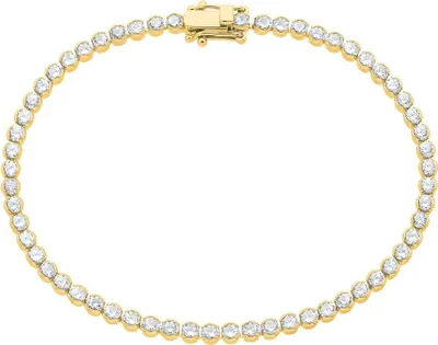 Produktbild von S.Oliver Tennisarmband Silber vergoldet 2037763