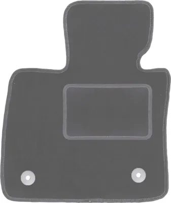 Produktbild von Fahrerfußmatte Velours graphit passend für BMW X5 E70 (2006-2013, SUV) – mit Befestigungen – passgenau