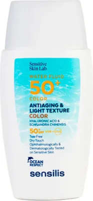 Zdjęcie produktu dla Sensilis woda w płynie Spf50+ kolor 40 ml