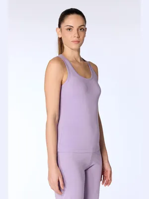 Produktbild von Damen Racerback Top aus 95% Baumwolle, 5% Elasthan Jersey, Größen S-XL