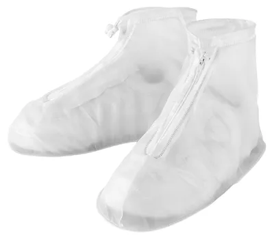 Image de Couvre-chaussures vélo - Imperméable transparent - Pliable - Taille EU 39-40
