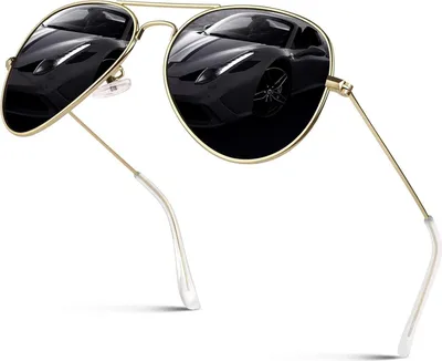 Produktbild von Pilotenbrille Polarisierte Sonnenbrille UV400 Metalllegierung 58MM 62MM