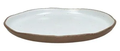 Produktbild von Pomax Igni Dessertteller aus Steinzeug, Cremeweiß, Ø 16 x H 0,7 cm