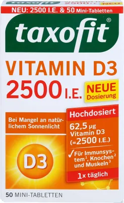 Immagine prodotto di Taxof.Vitamina D3 2500 U.I. 50Tbl.7.
