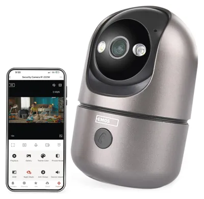 Produktbild von EMOS GoSmart - Indoor Überwachungskamera 4MP mit Dual-WiFi und App - Smart Home