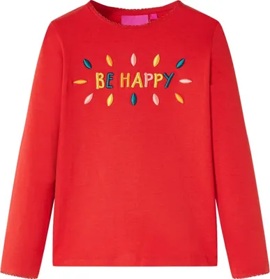 Produktbild von Kinder Langarmshirt Rot Gr. 128