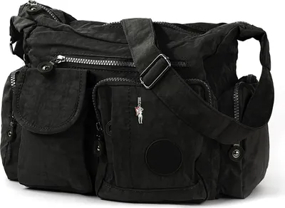 Produktbild von Taška Street nylonová dámská kabelka černá 30x12x22 OTJ205S