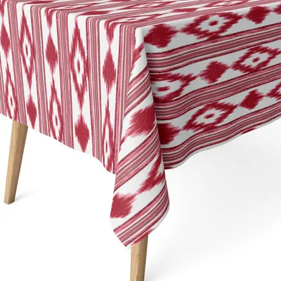 Tischdecke rechteckig 220x140 cm, vlekabweisend, rot