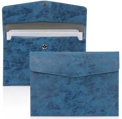 Image de Porte-documents enPolyuréthaneA4 bleu
