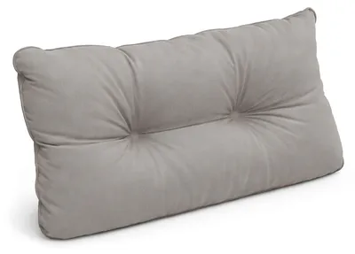 Produktbild von Beautissu Lounge Kissen Outdoor Rückenkissen Flair LK, 50x40x12cm, Grau