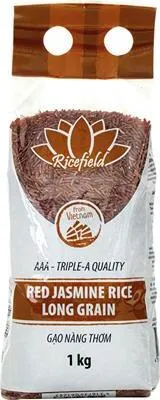 Zdjęcie produktu dla Ryż jaśminowy, czerwony, długoziarnisty 1kg - Ricefield
