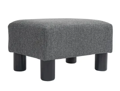 Produktbild von Fußhocker, Sitzhocker mit leinenartigem,Sitzhocker,Hocker