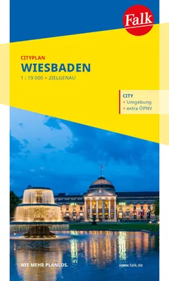 Produktbild von Falk Cityplan Wiesbaden 1:19.000