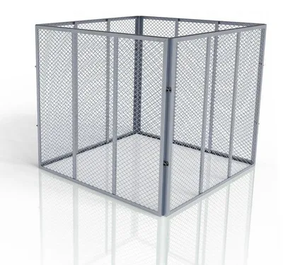 Obrázek produktu pro Zahradní kovový kompostér 800 l - stříbrný, vzdušný, odolný