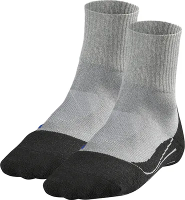 Produktbild von FALKE Herren Sportsocken 2er Pack - TK2 Short Cool, Trekking- und Wandersocken, unifarben Hellgrau 39-41