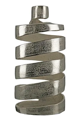 Produktbild von Gilde Vase "Twister" Aluminium silberfarben 67896