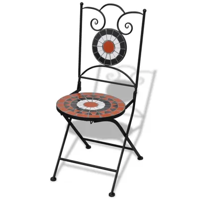 Zdjęcie produktu dla VidaXL 41535, Taras, Ceramika, Żelazo, Terakota, Biały, 370 mm, 410 mm, 890 mm