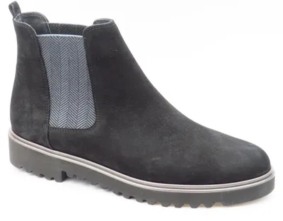 Produktbild von Paul Green Sportnubuk schwarz Chelsea Boot Schwarz : 41