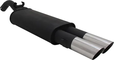 Produktbild von Novus Sportauspuff für VW Golf 2 19E 2x76mm MS-Design Endschalldämpfer mit ABE