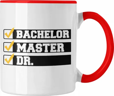 Produktbild von Trendation - Doktortitel Bestanden Tasse Geschenk (Rot)