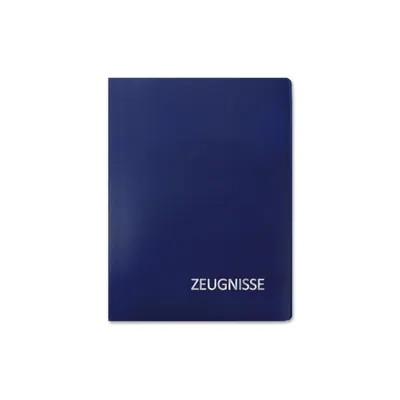 Produktbild von ROTH Zeugnismappe Basic aus PP DIN A4 blau