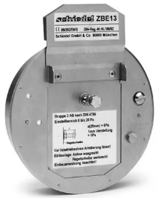 Immagine prodotto di Schiedel Prima Plus, limitatore di tiraggio con valvola antiesplosione, diametro 100-160 mm, 1 pz.