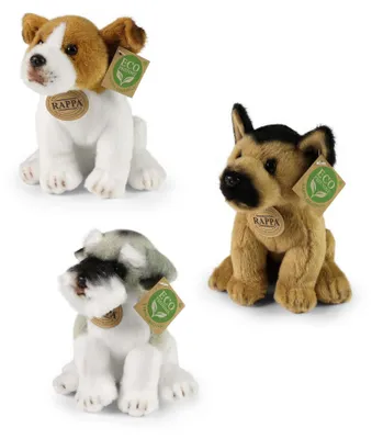 Produktbild von Rappa Plüschhund Kuscheltier 20 cm umweltfreundliches Spielzeug