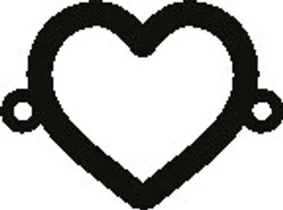 Produktbild von Versilbertes Armband mit Spruch Herz (Symbol)