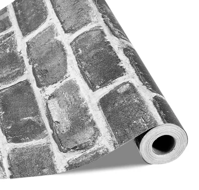 Produktbild von VEVOR Tapete selbstklebend, 45 cm x 10 m, Wandtapete, Klebefolie mit grauer Zieg